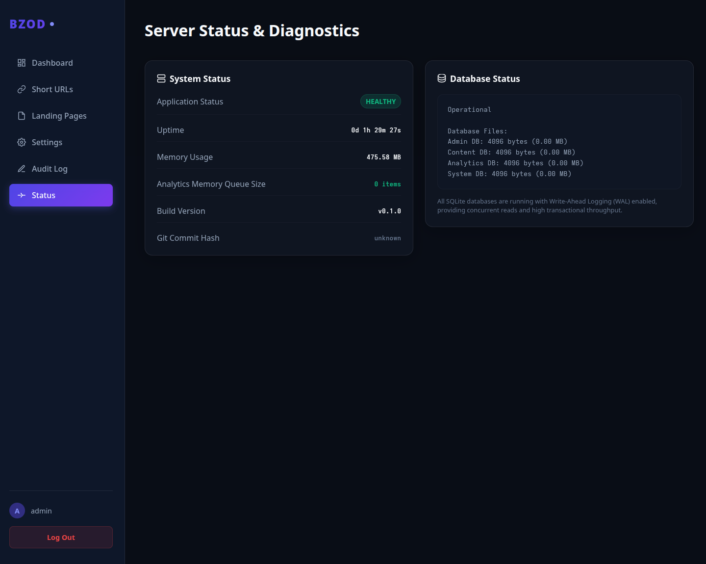 Health Dashboard